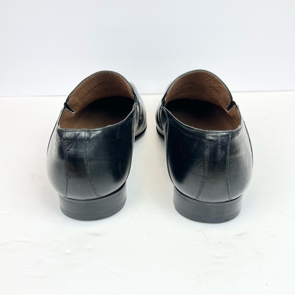 Mezlan Shoes Black Leather Mens Horse Bit Loafer Slip on Size 13W Made in Spain - Picture 7 of 11